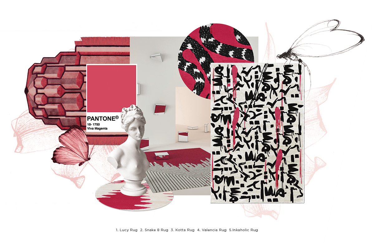 Viva Magenta - Pantone Color 2023 - Rug'Society