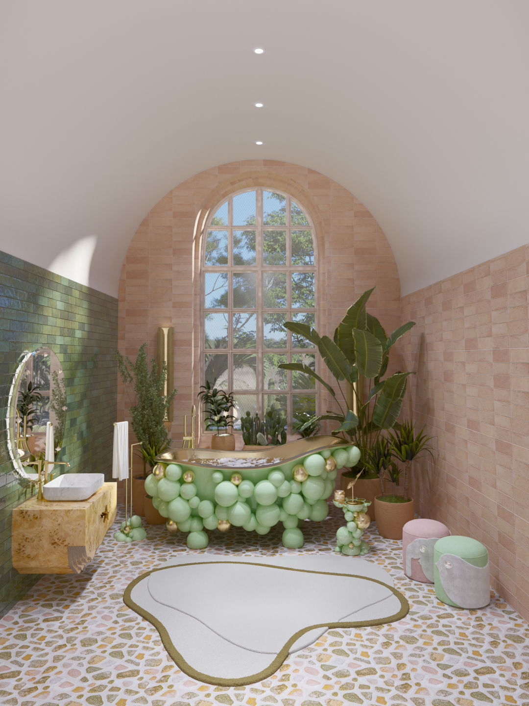 A Gentle Statement of Comfort and Elegance With Blush&nbsp;Rug by Rug'Society