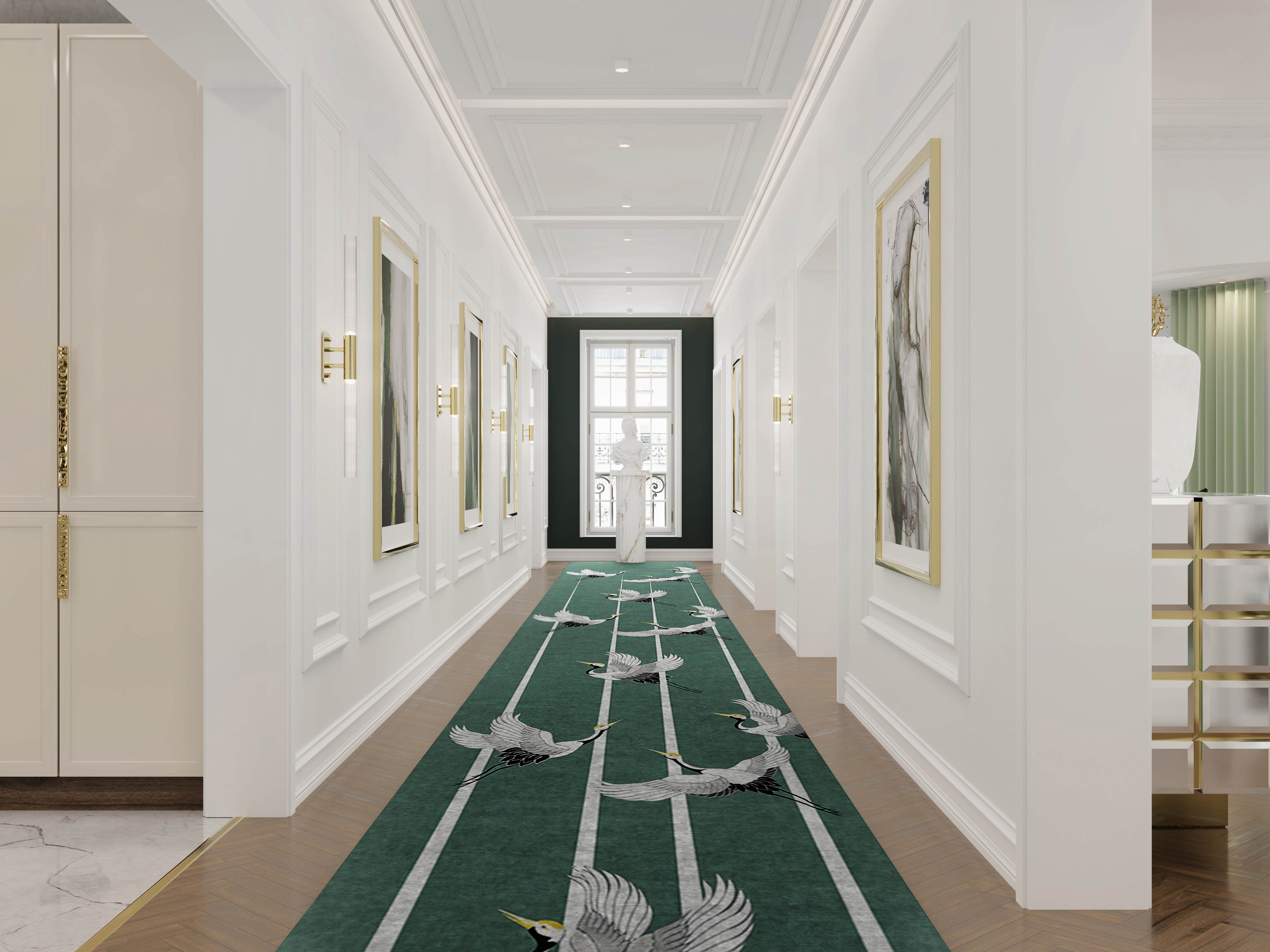 AN OUTSTANDING HOTEL LOBBY WITH HERON II&nbsp;RUG by Rug'Society
