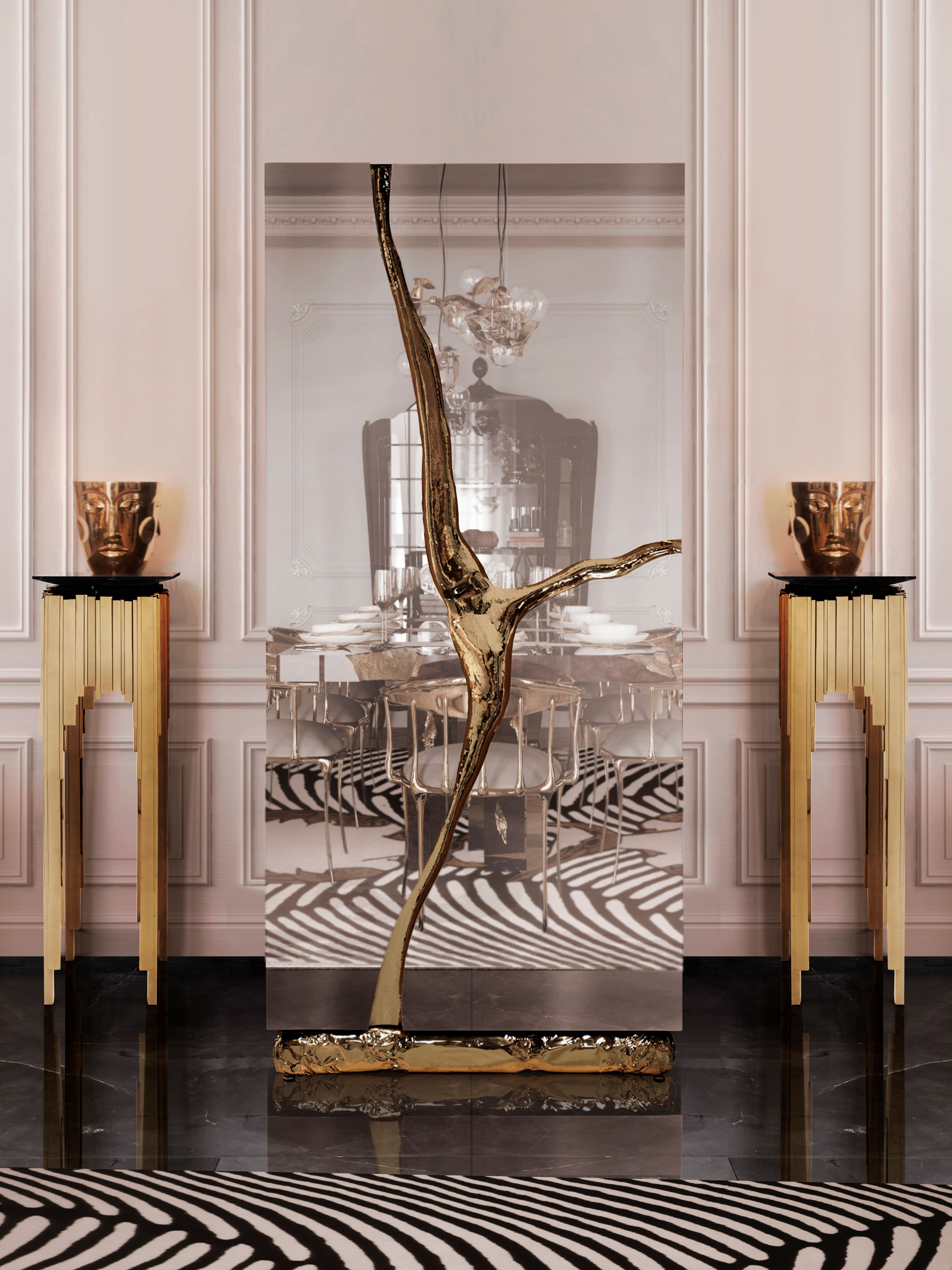 Beautiful Hallway Design with the Romantic Couple&nbsp;Rug by Rug'Society