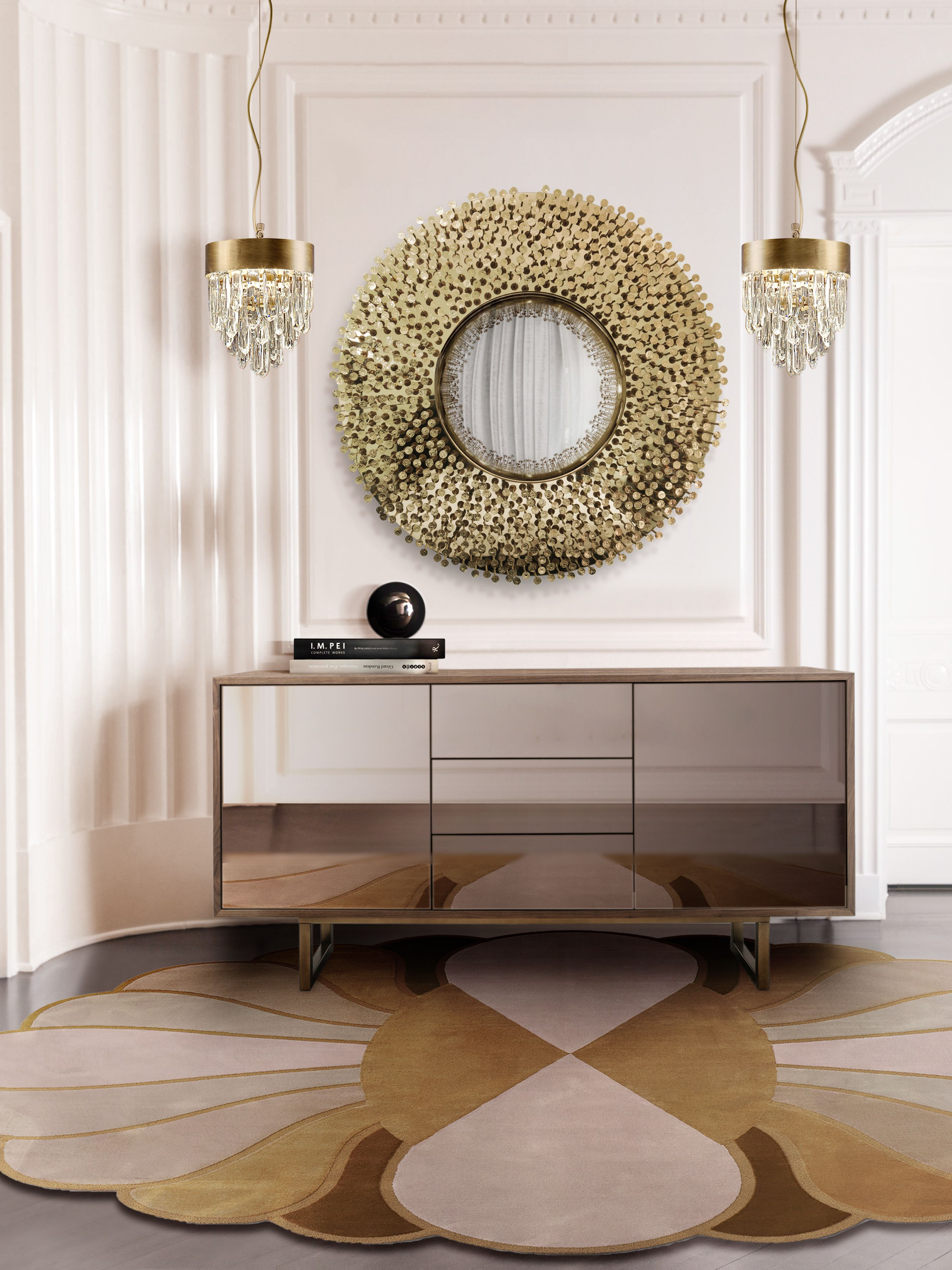 Beautiful Hallway with the Delicate Mermaid&nbsp;Rug by Rug'Society