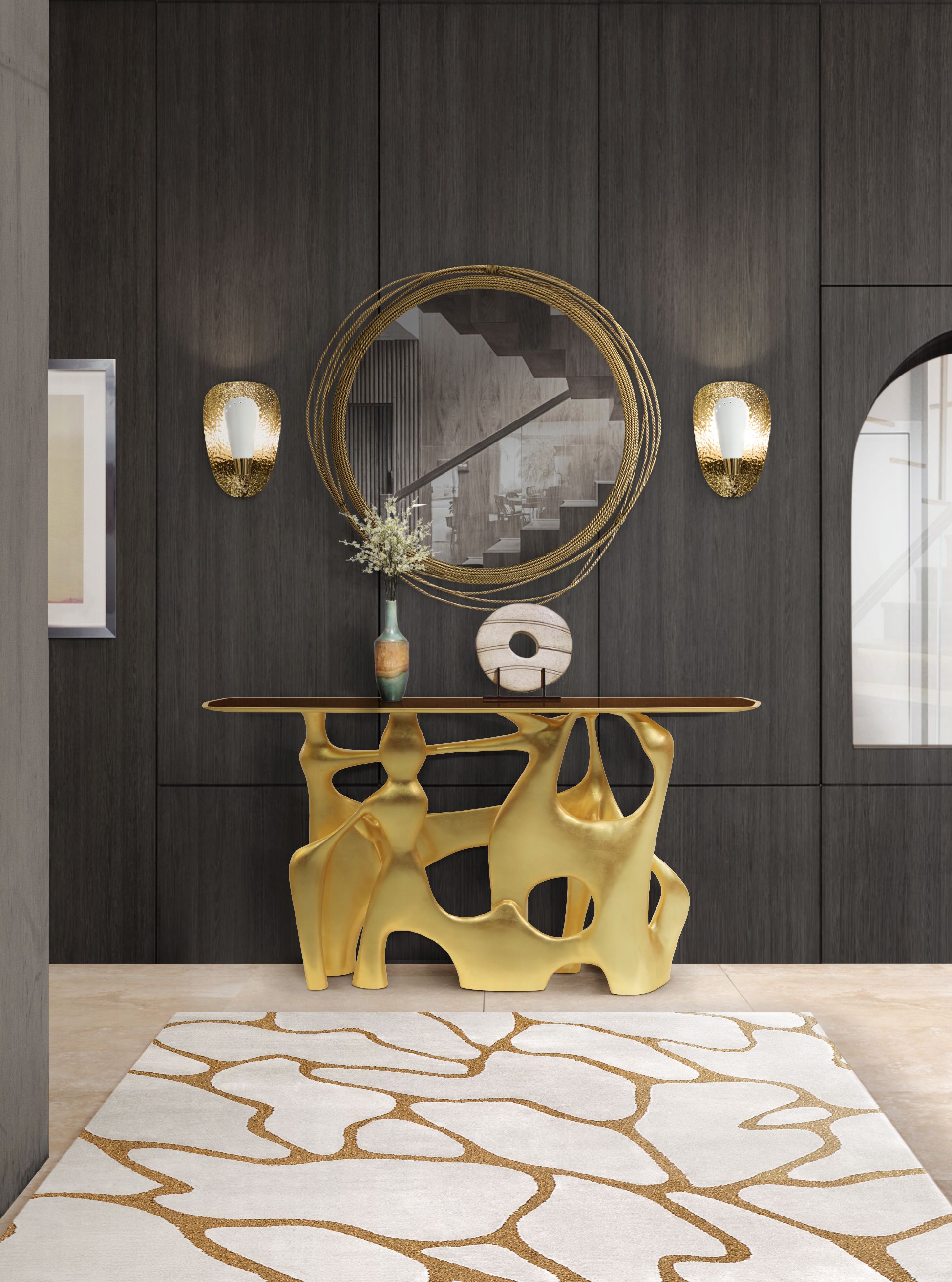 Cell Gold Entyway by&nbsp;Rug'Society by Rug'Society