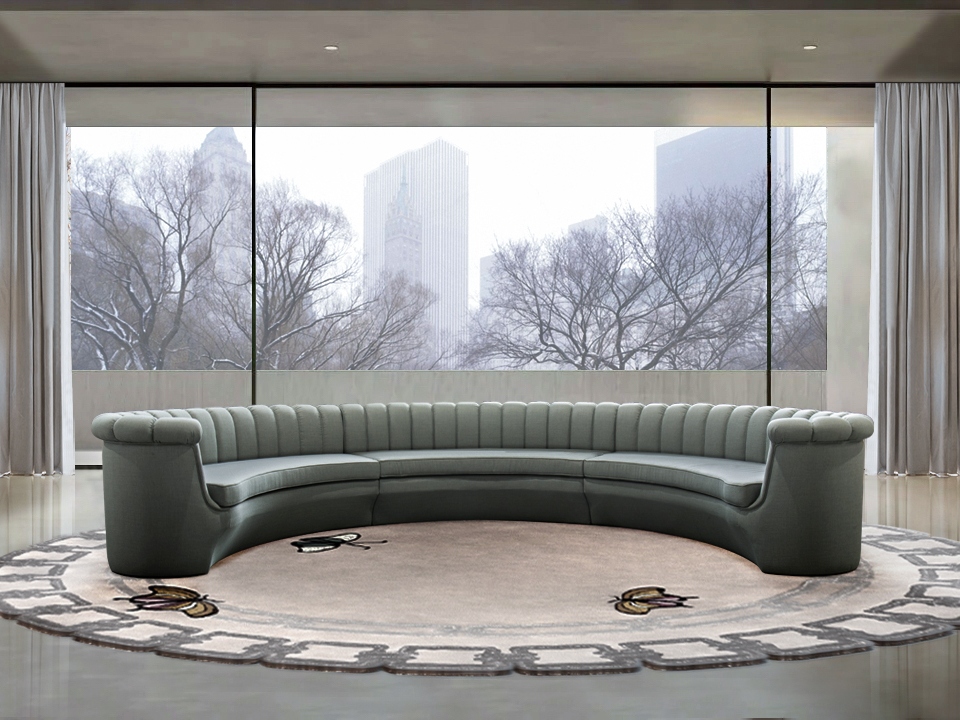 Charming Living Room With Metamorphosis Rug For&nbsp;Winter by Rug'Society