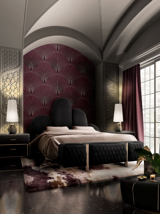 Comfy Bedroom With Ted Shaggy Rug - Rug'Society