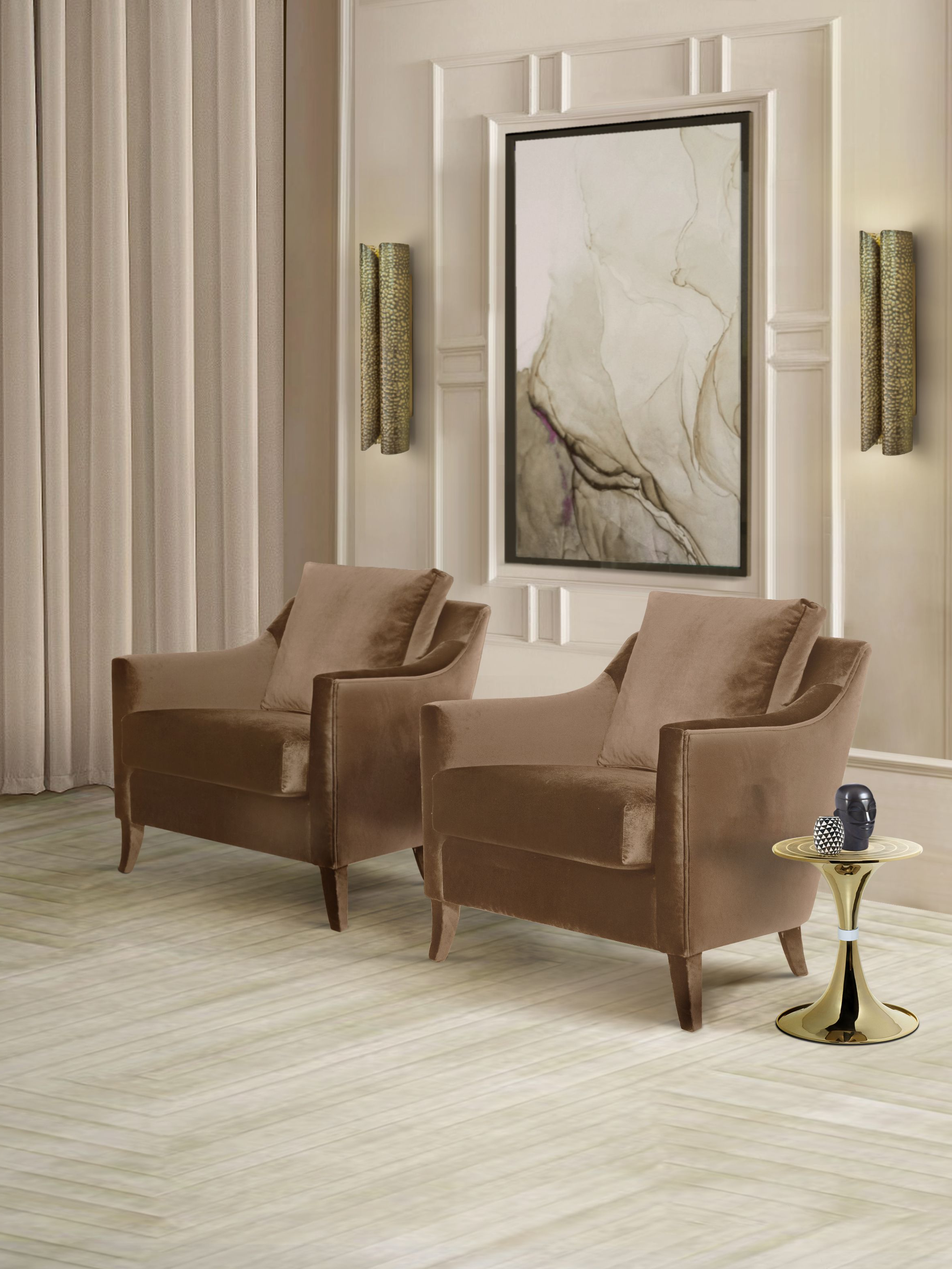 Dazzling Reading Corner with Color Neutrality, Featuring the White Garden&nbsp;Rug by Rug'Society