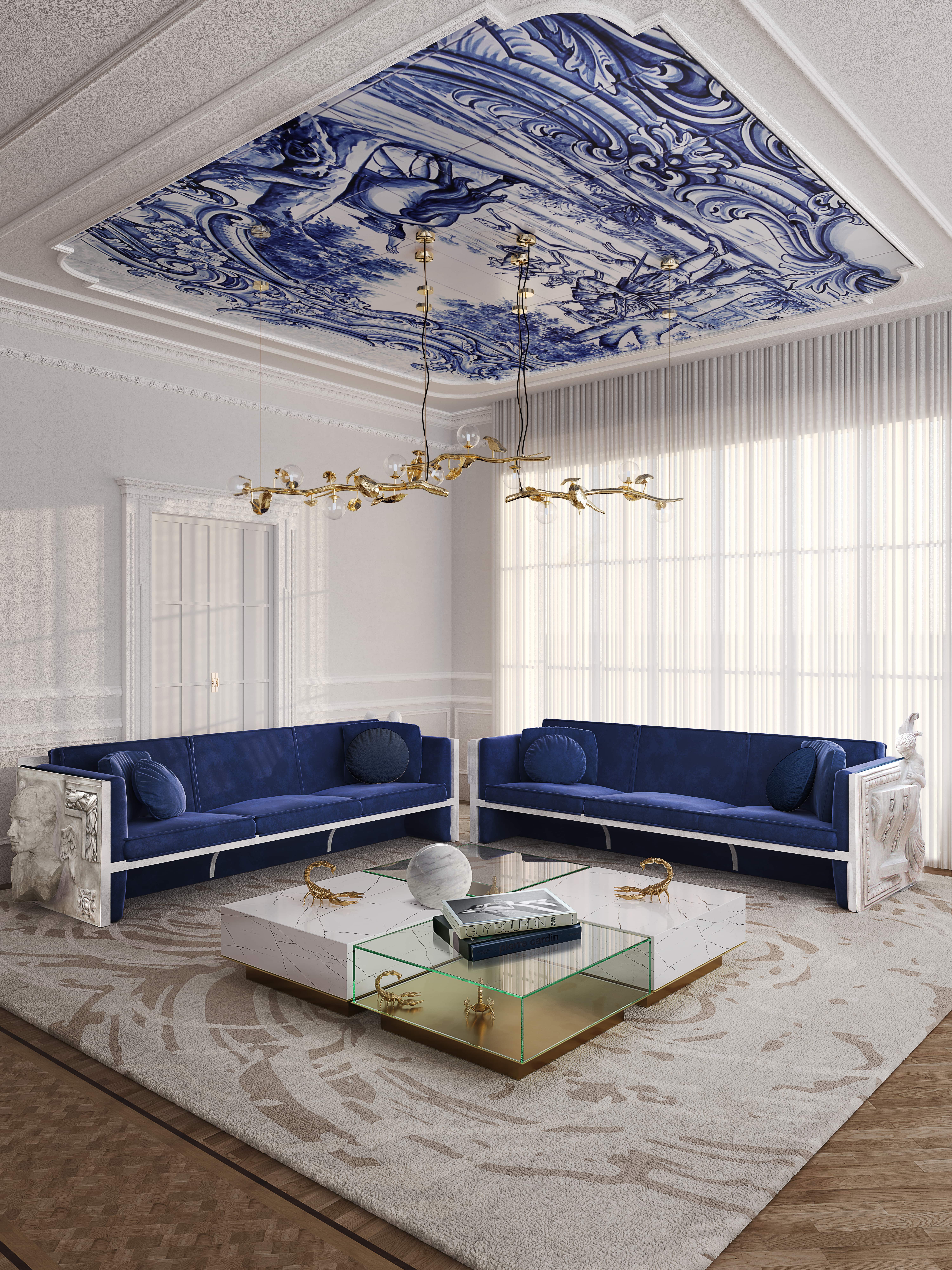 EXQUISITE LIVING ROOM DESIGN WITH THE MERFILUS SQUARE&nbsp;RUG by Rug'Society
