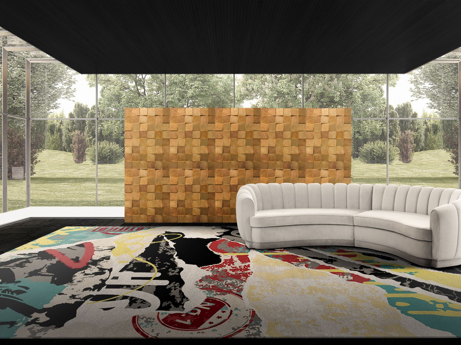 Graffitified II Rug Design Inspired by the Street&nbsp;Art by Rug'Society