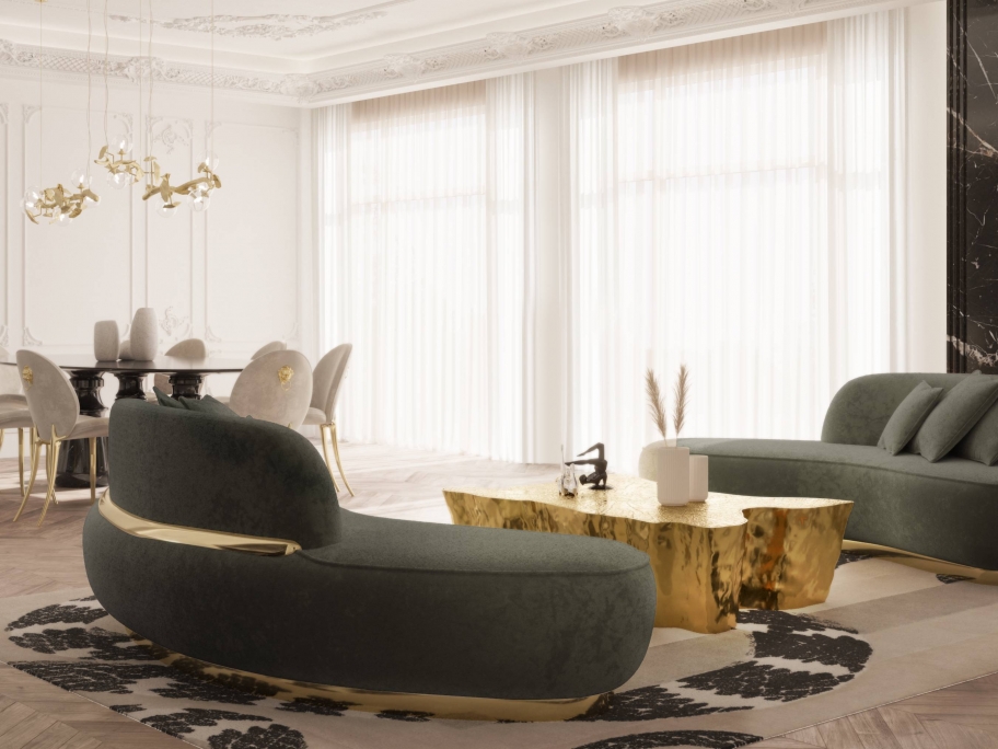 LIVING ROOM DECOR WITH THE NEUTRAL IMPERIAL SNAKE&nbsp;RUG by Rug'Society