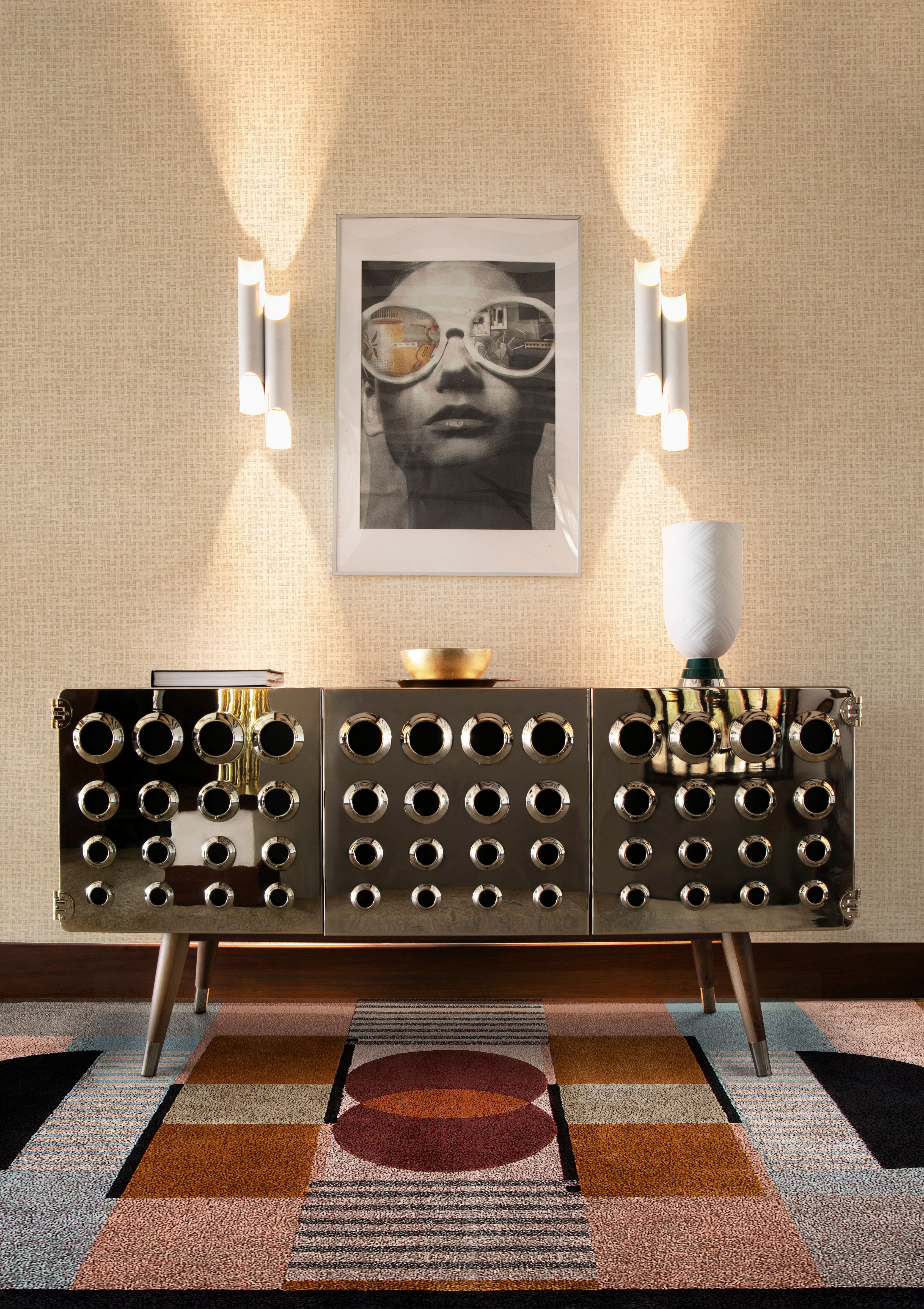 Mid-century Decor With Isaac&nbsp;Rug by Rug'Society