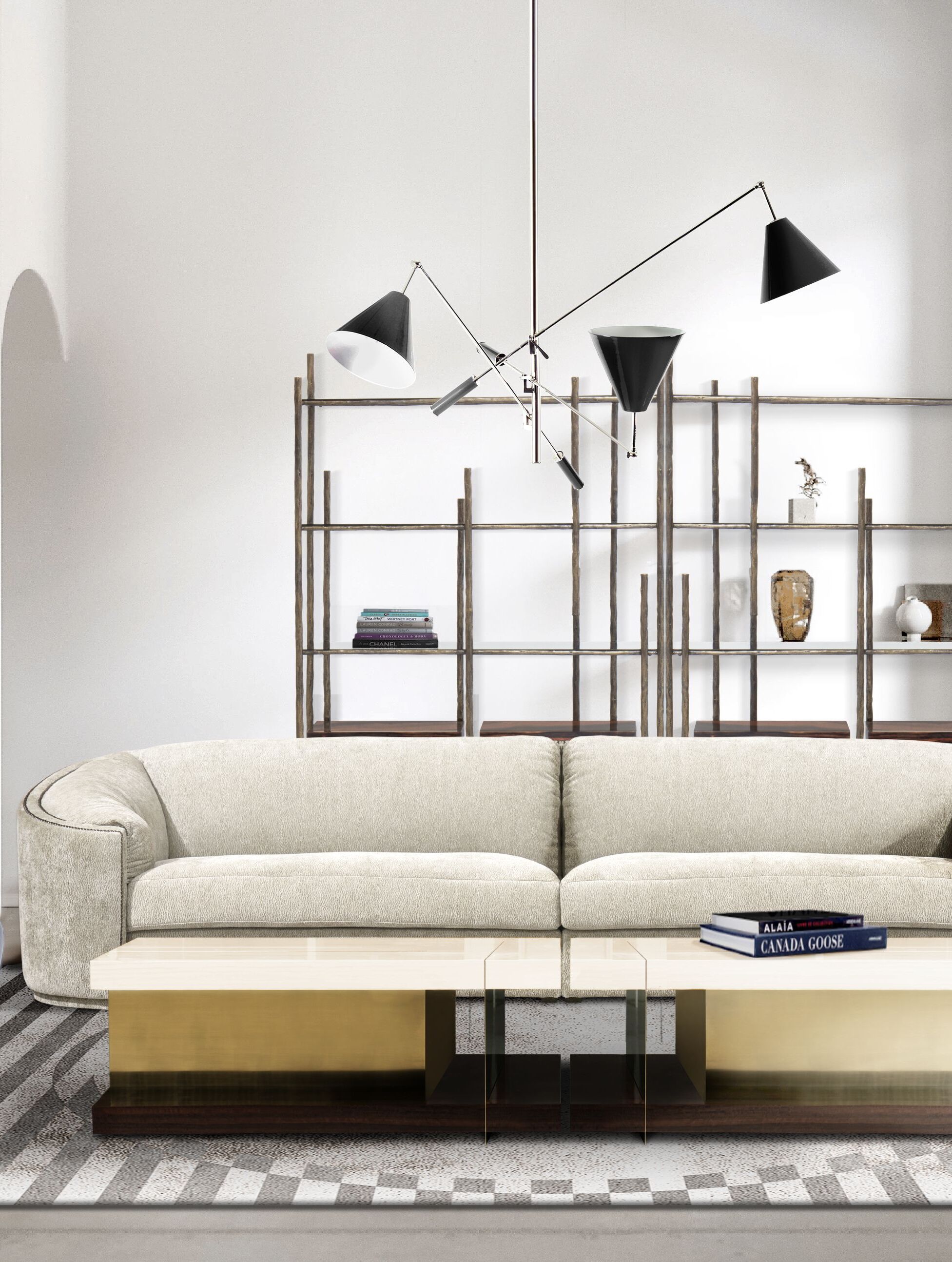 Minimal Living Room Decor With Ocli&nbsp;Rug by Rug'Society