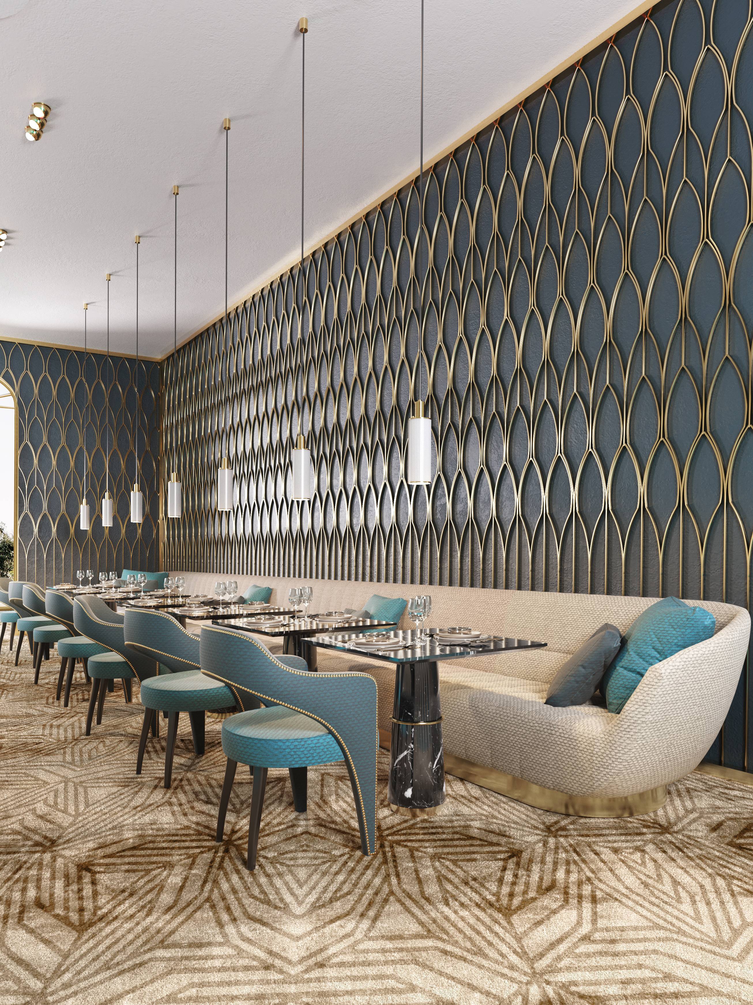 Modern Dining Retreat with CAUCA&nbsp;Rug by Rug'Society