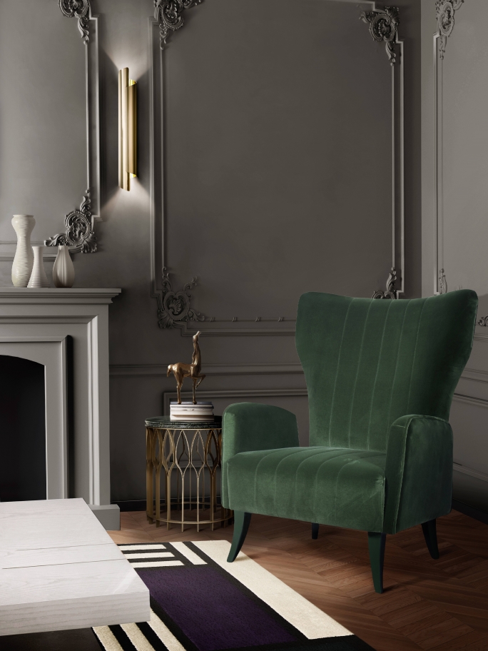 Moody Reading Corner Design With The Prisma&nbsp;Rug by Rug'Society