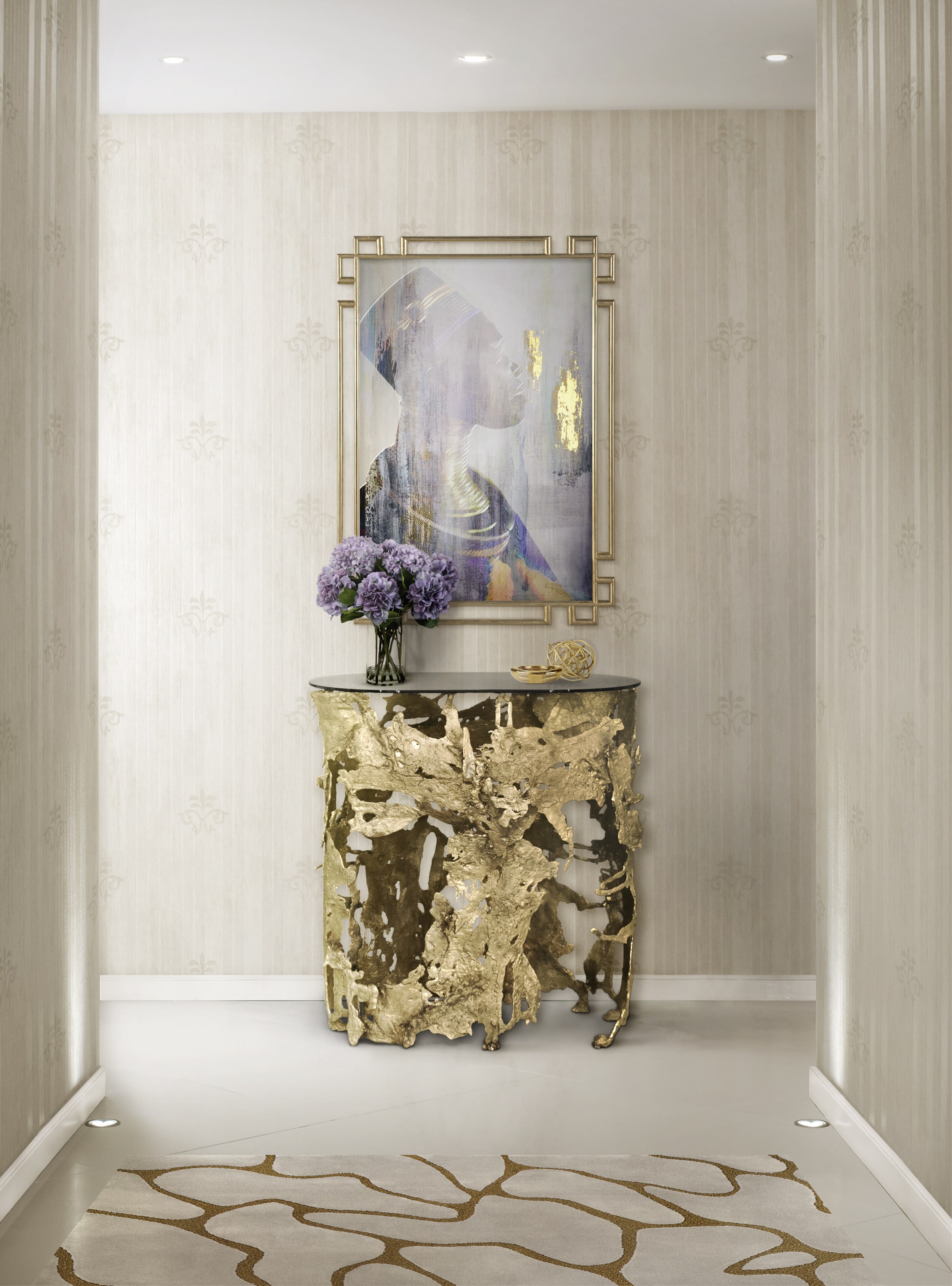 Rug'Society Golden CELL Rug&nbsp;Hallway by Rug'Society