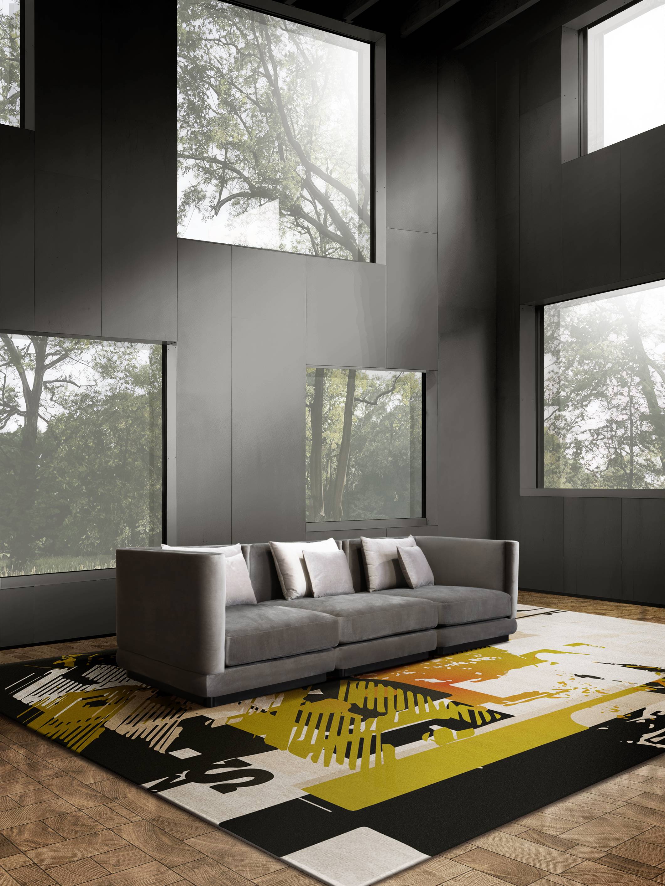 RUG'SOCIETY GRAFFINESQUE URBAN RUG&nbsp;INSPIRATION by Rug'Society