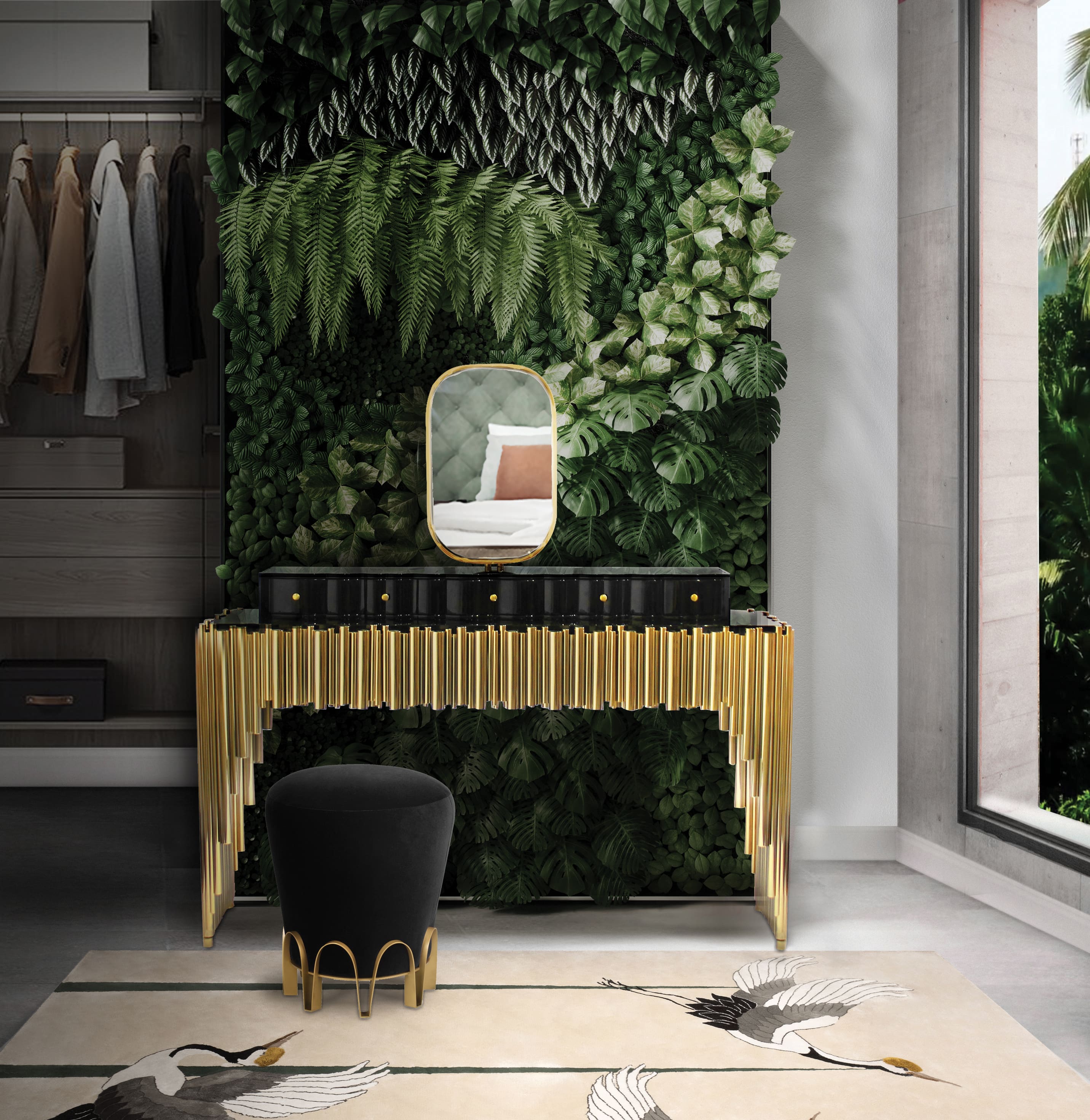 Rug'Society HERON Rug Dressing&nbsp;Room by Rug'Society