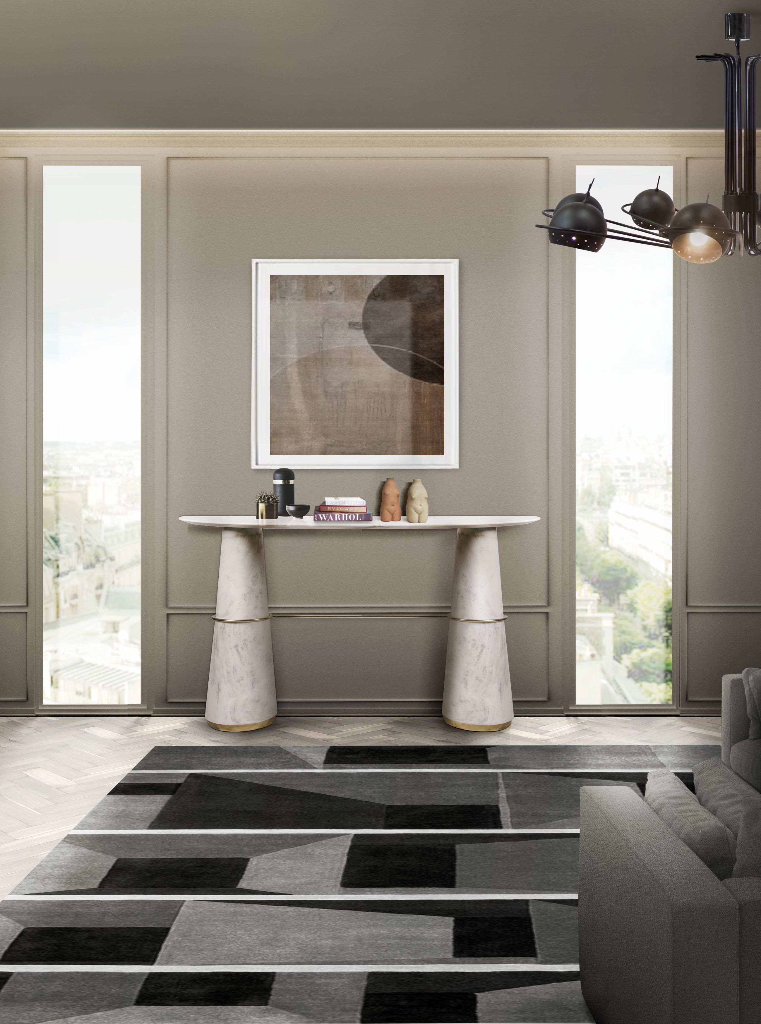 Rug'Society WEST Rug in a Contemporary&nbsp;Hallway by Rug'Society