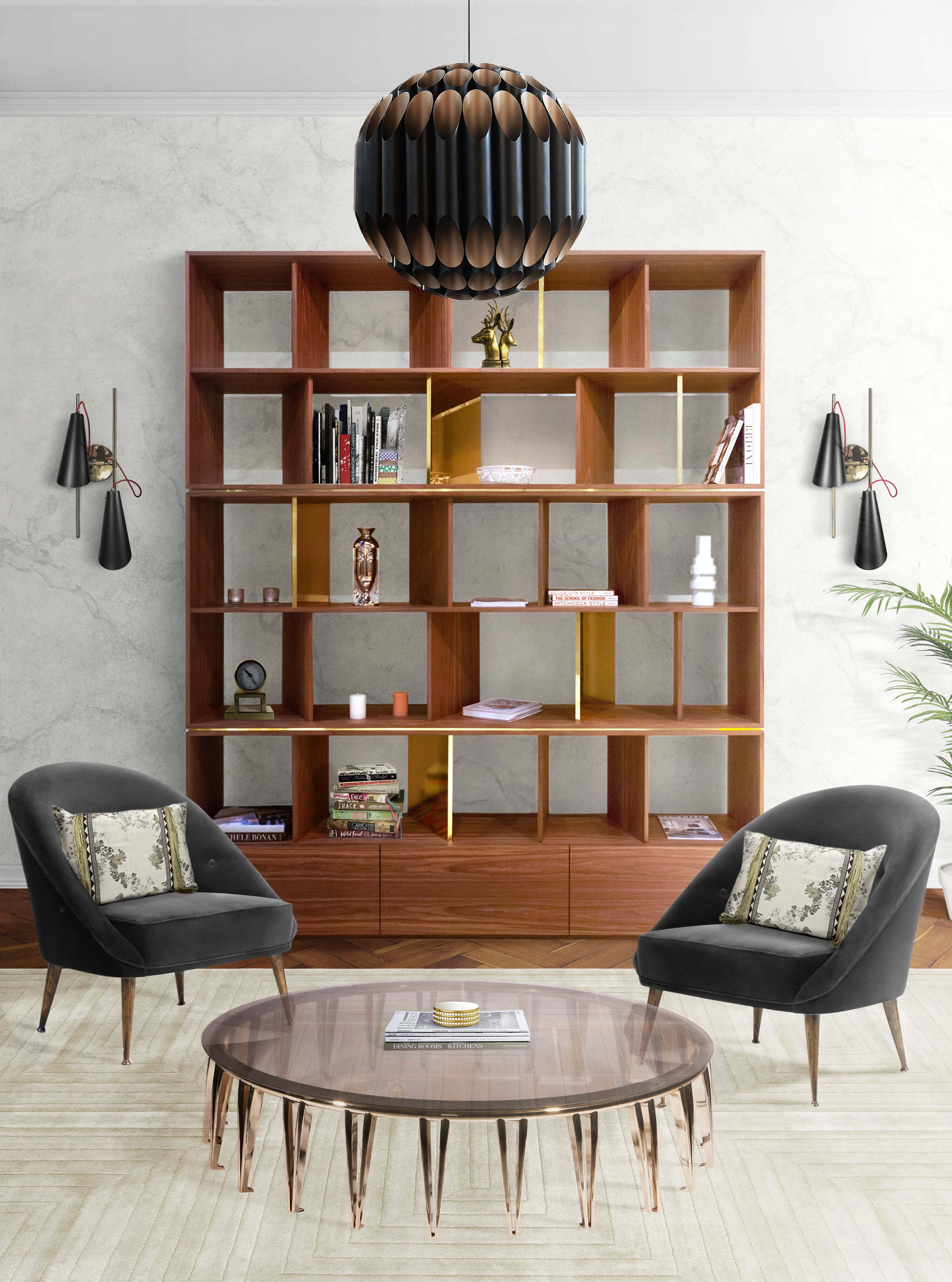 Rug'Society WHITE GARDEN Rug Living&nbsp;Room by Rug'Society