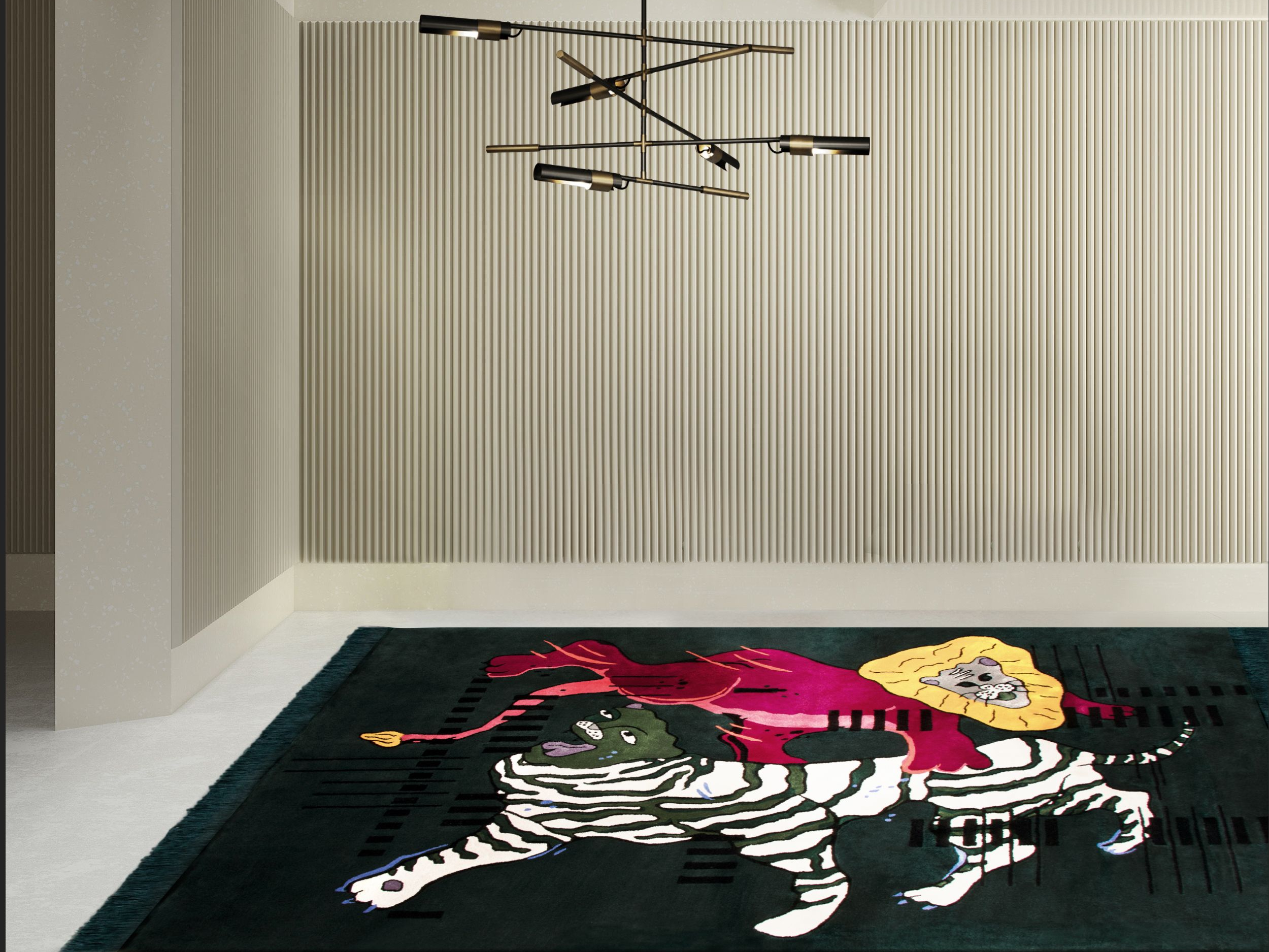 Spirit-infused Hallway with Spirit&nbsp;Rug by Rug'Society