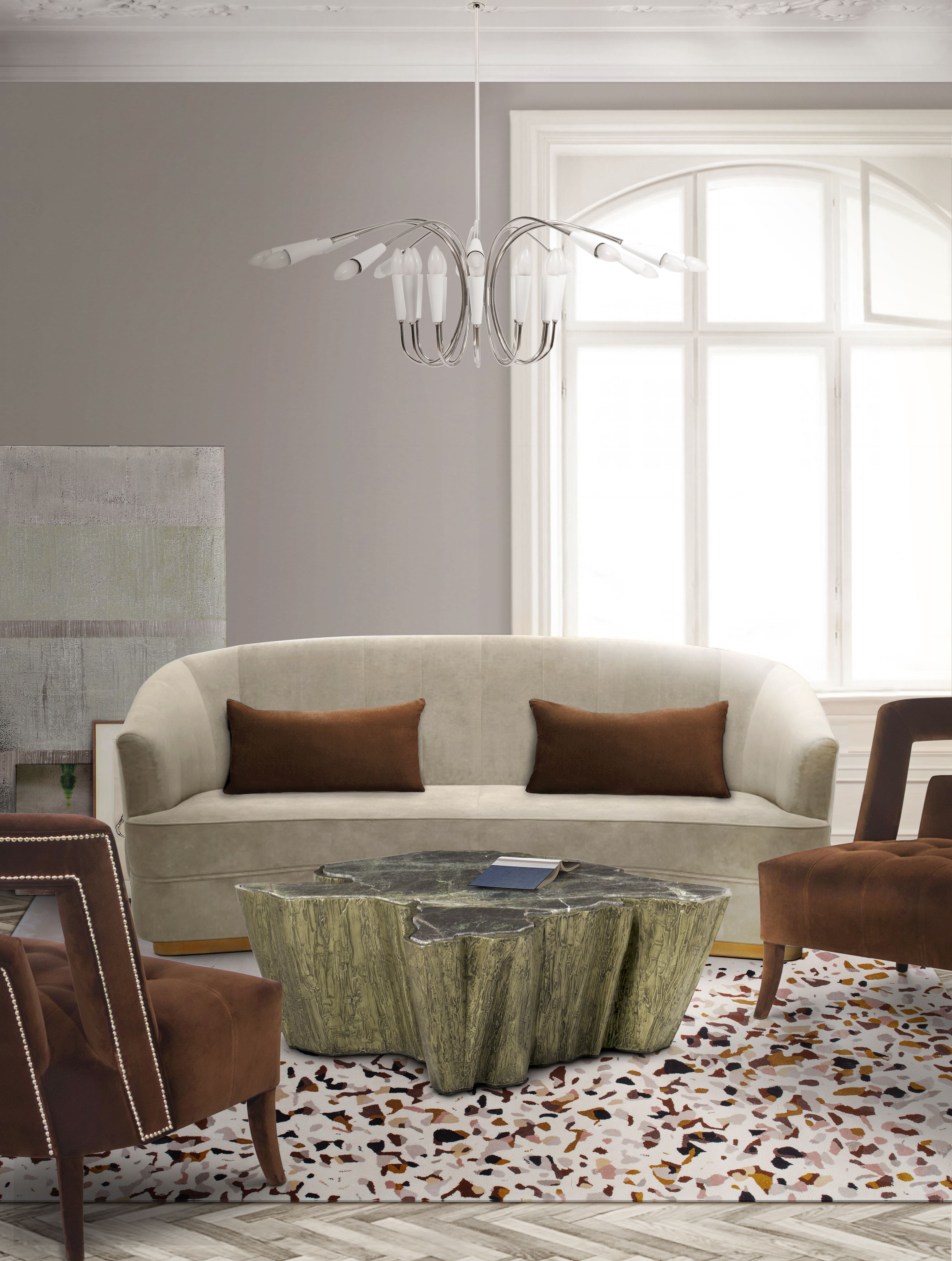Terrazzo Living&nbsp;Room by Rug'Society