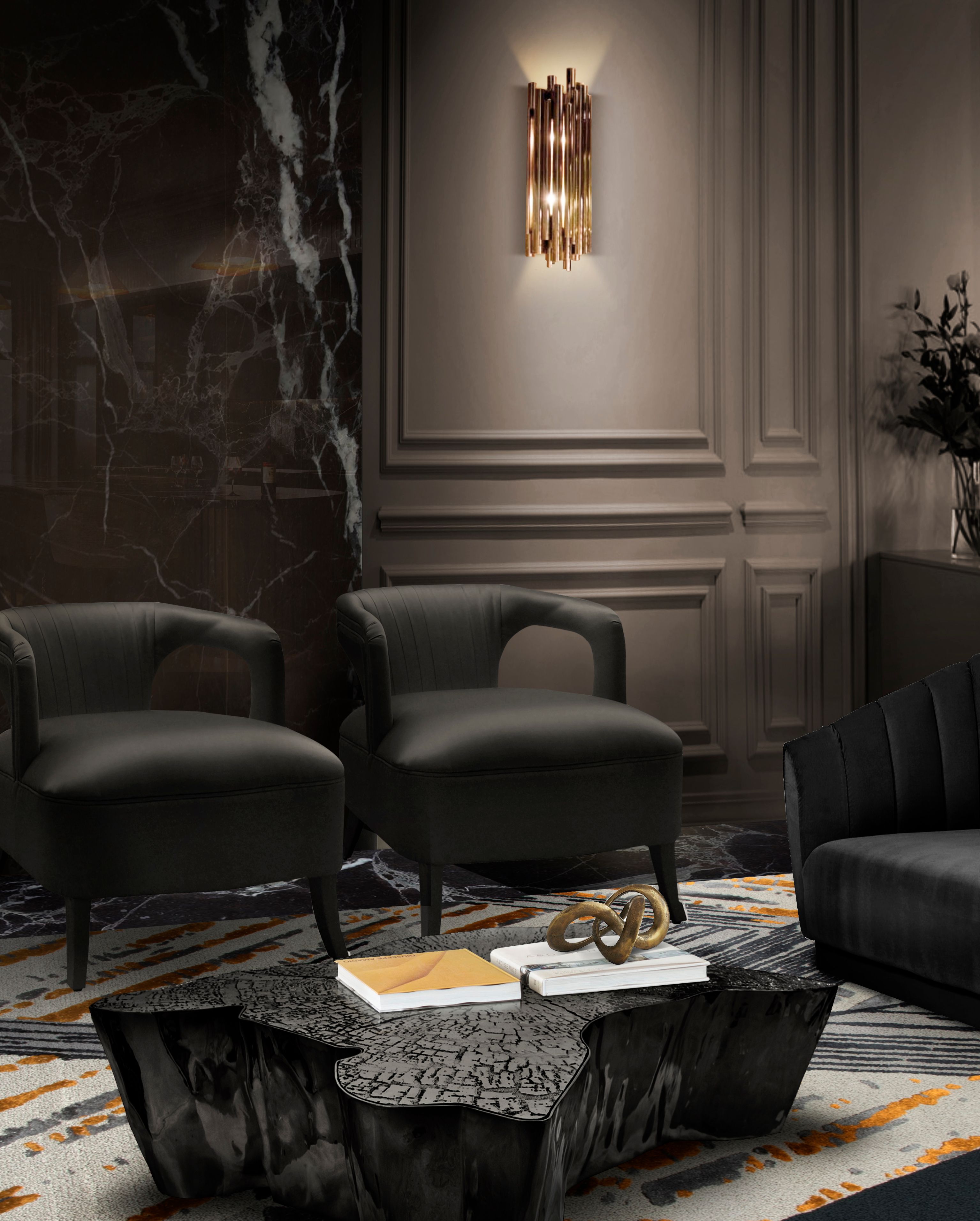 Xisto Living Room Rug With Dark&nbsp;Tones by Rug'Society