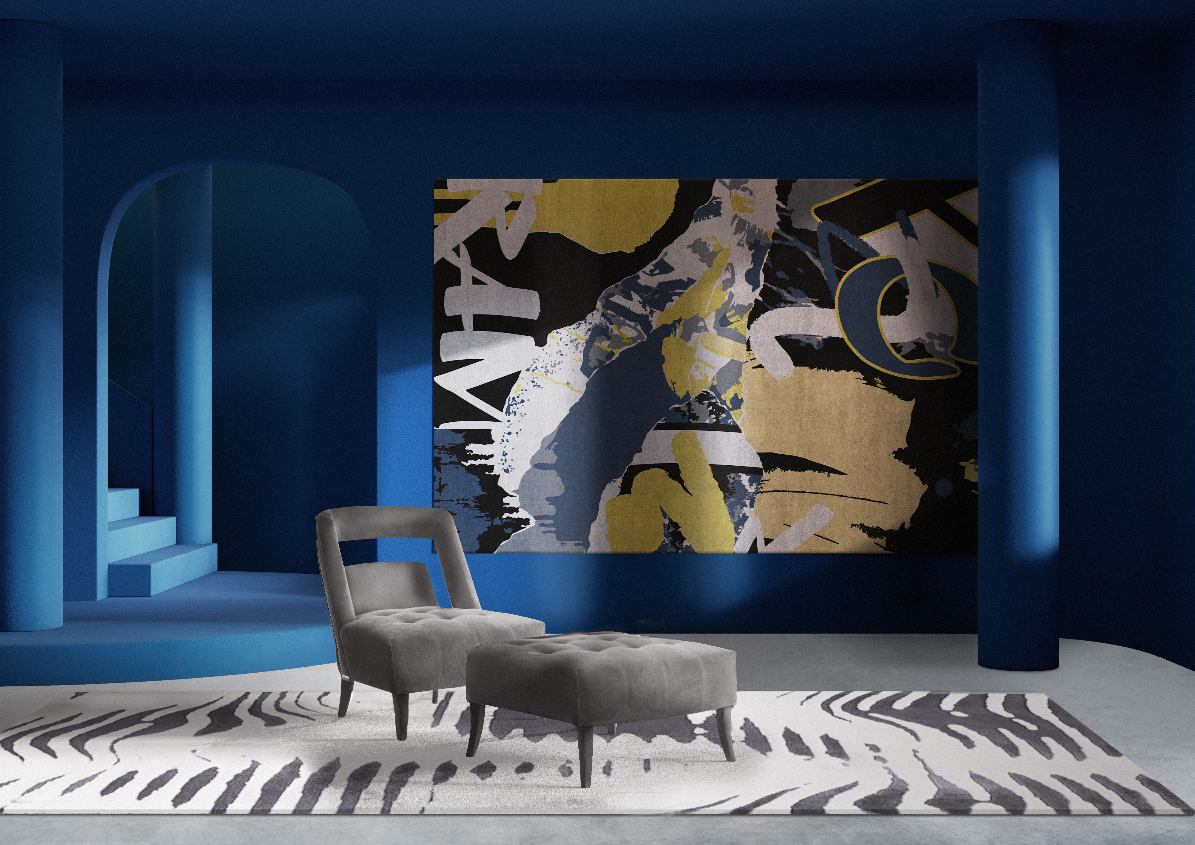 Graffitified I Rug by Rug'Society