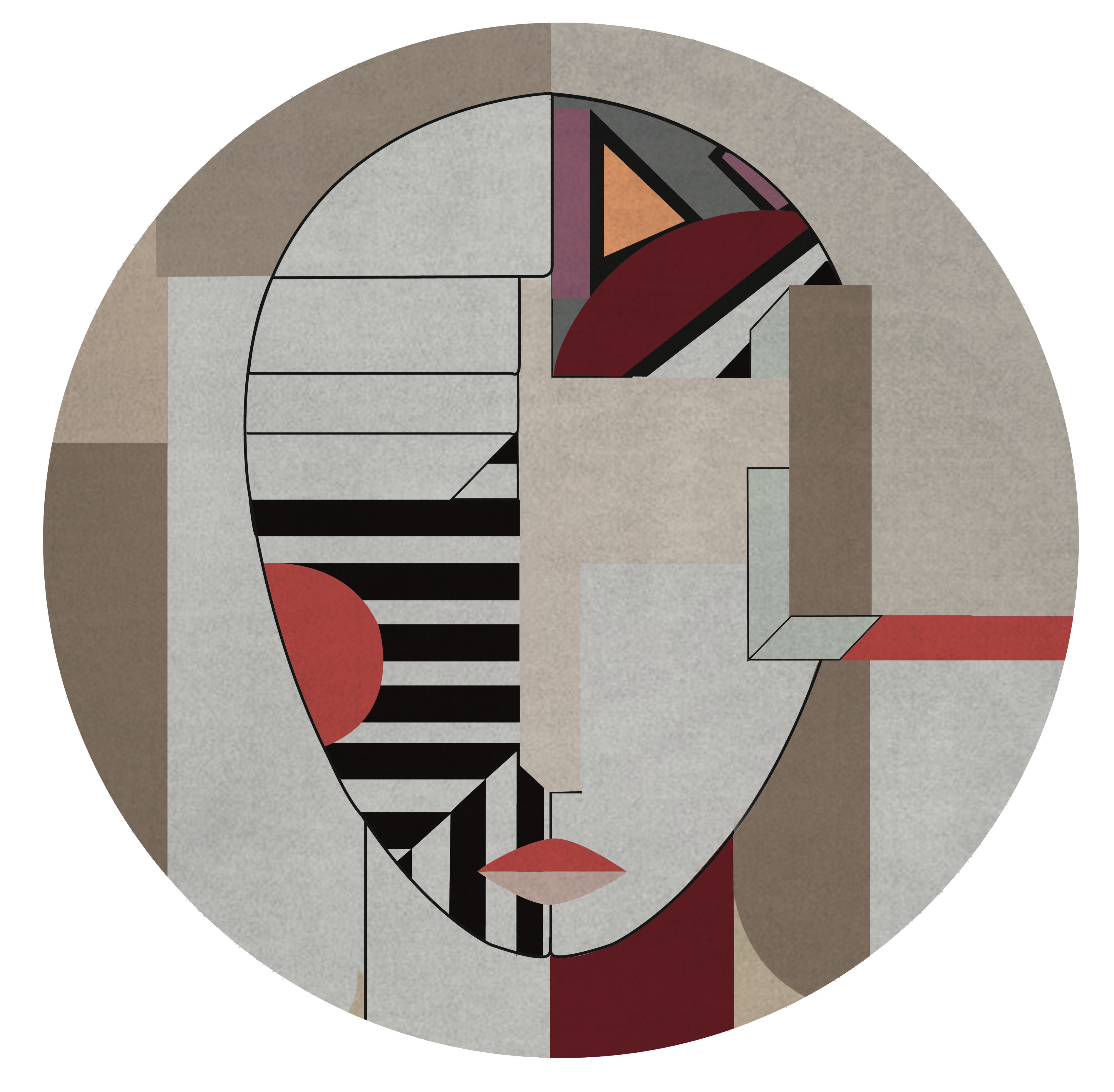 Oscar Round Rug by Rug'Society