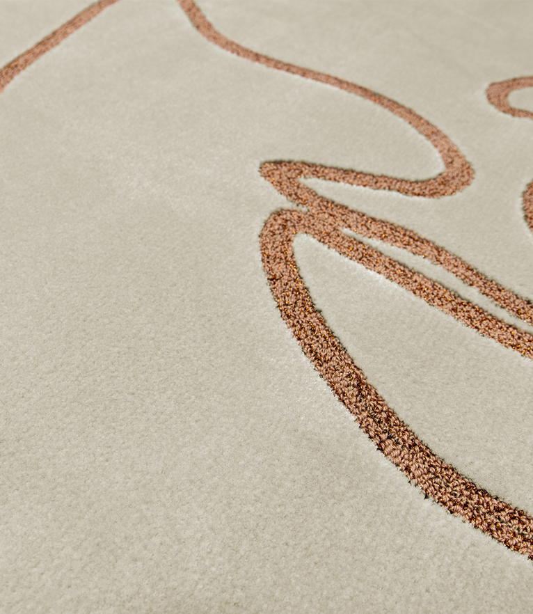 Taupe Rug by Rug'Society