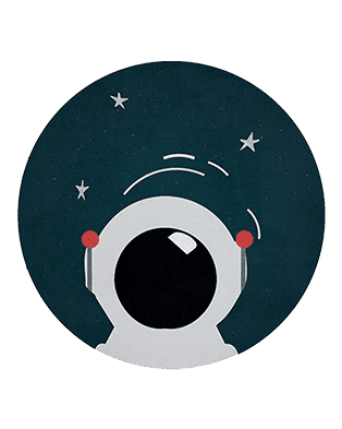 Astroman Rug by Rug'Society