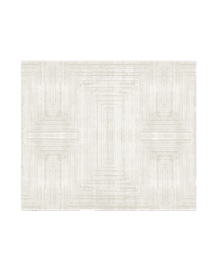 White Garden Rug by Rug'Society