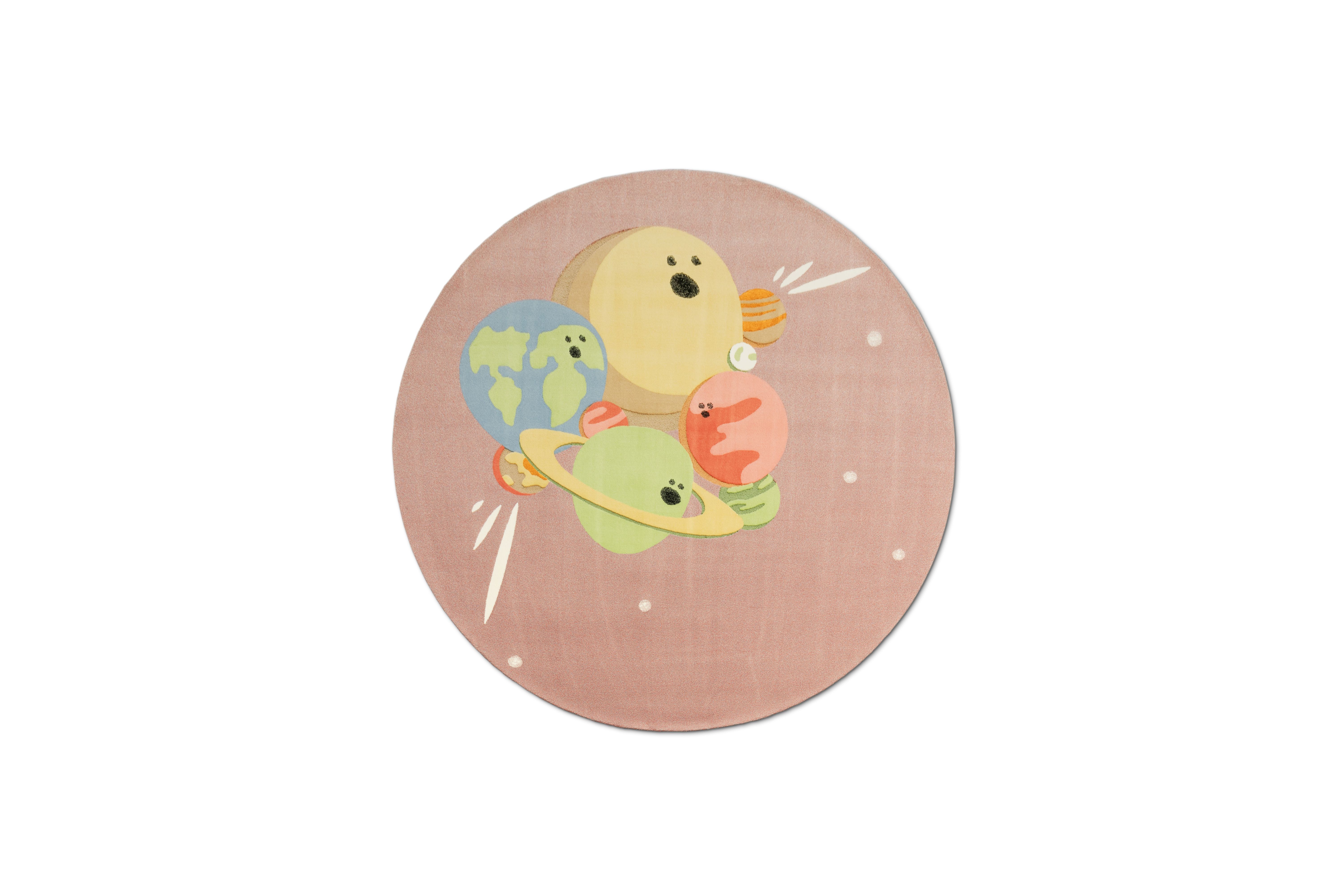 IV Planets Round Rug by Rug'Society
