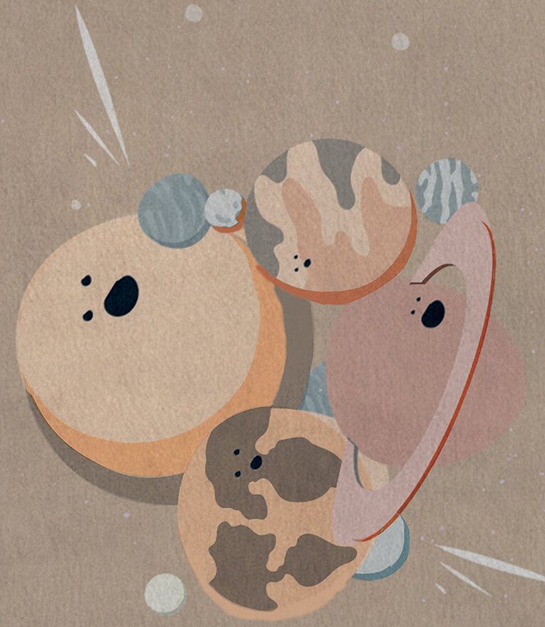 Details IV Planets Rug by Rug'Society