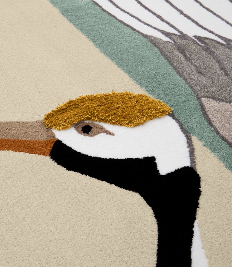 Heron Rug by Rug'Society