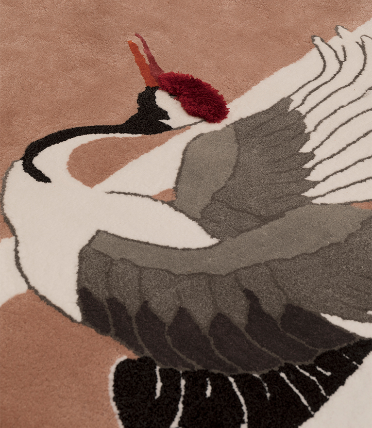 Heron Rug by Rug'Society