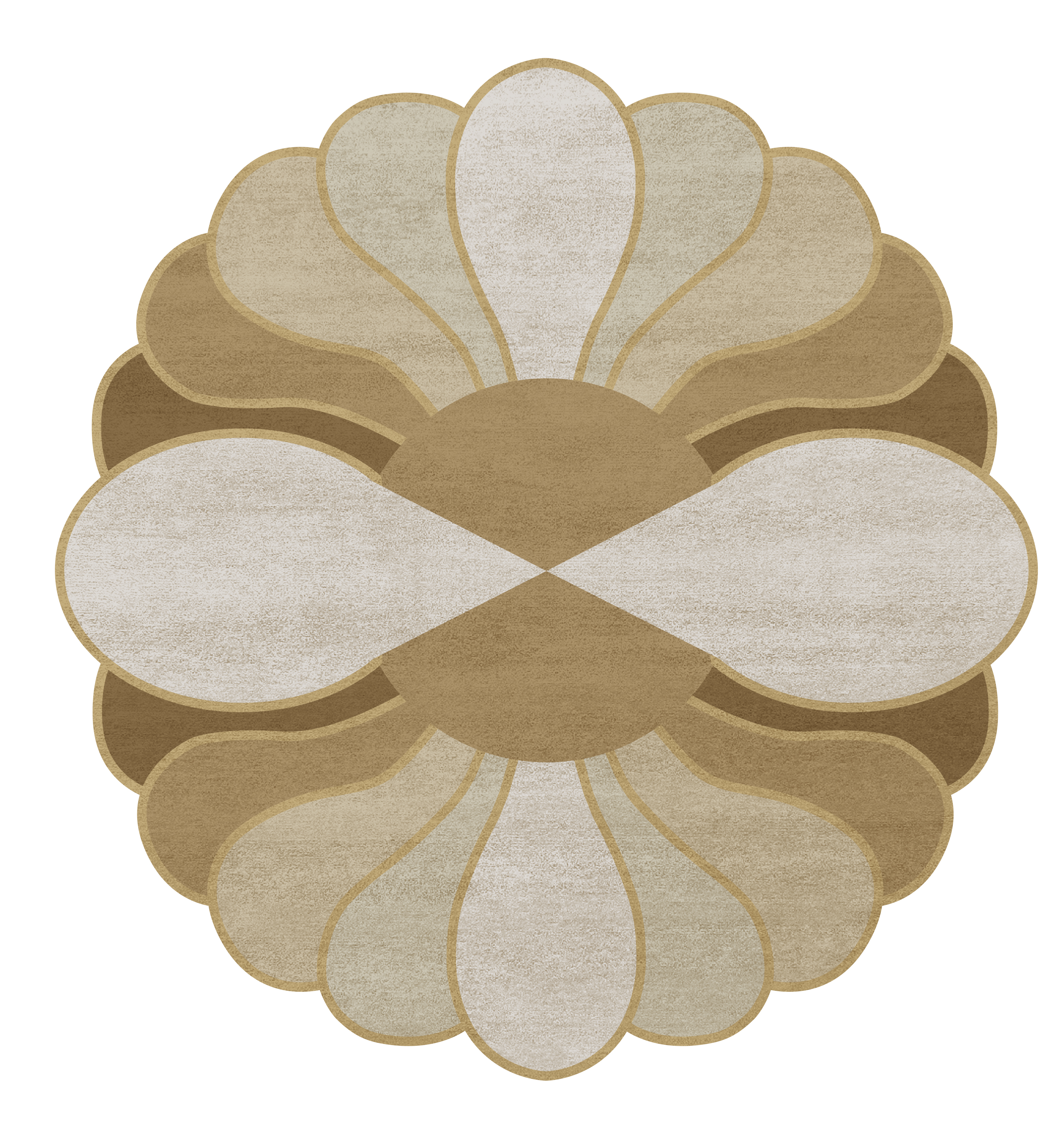 Mermaid round Rug by Rug'Society