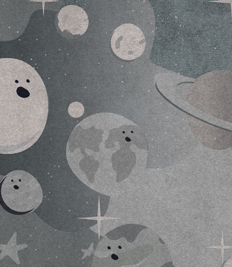 Details Planet Party Round Rug by Rug'Society