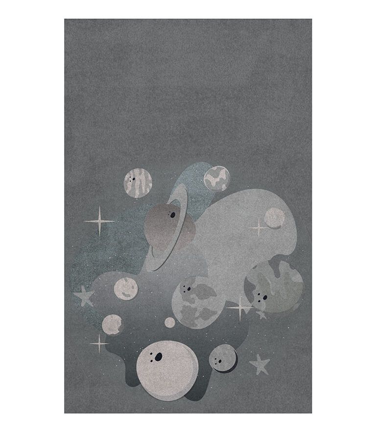 Planet Party Kids Rug by Rug'Society