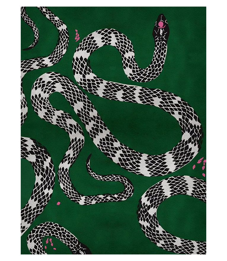 Snake Botanical Rug by Rug'Society