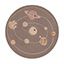 Solar System Round Kids Rug by Rug'Society
