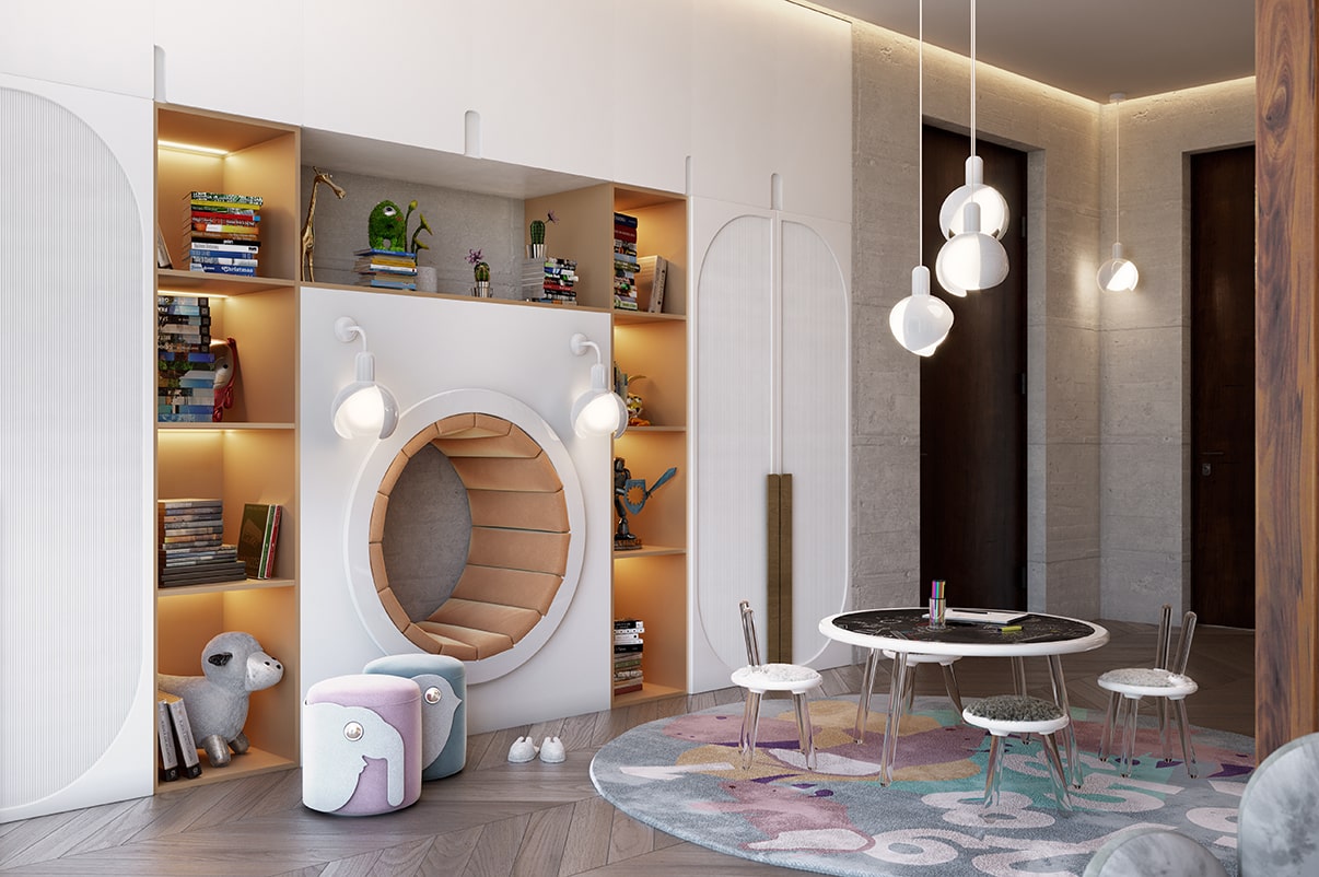 The Rhino's Troupe Round Rug - Rug'Society