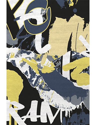 Graffitified I Rug by Rug'Society