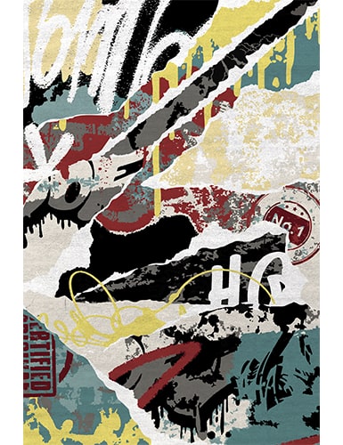 Graffitified II Rug by Rug'Society