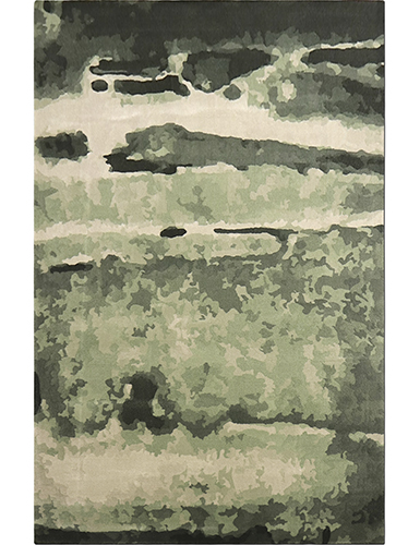 MÖOS Colorful Contemporary Rug In Botanical Silk by Rug'Society