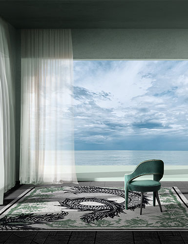 Redleh Square Classic Rug by Rug'Society