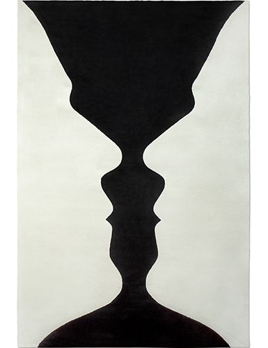 VASE Classic Rug With Hand-Tufted Botanical Silk by Rug'Society